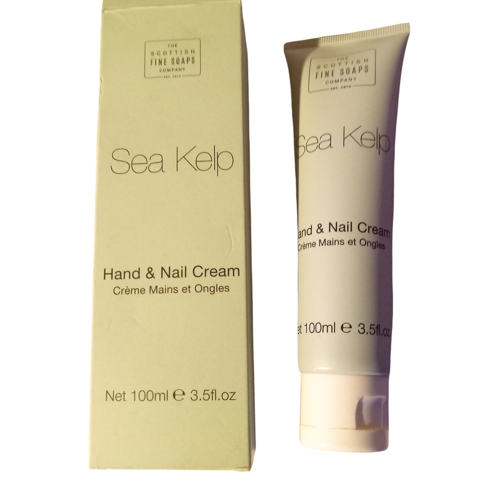 Scottish Fine Soaps Co. SEA KELP Hand & Nail Cream, 3.5 fl oz/ 100 mL, NEW.